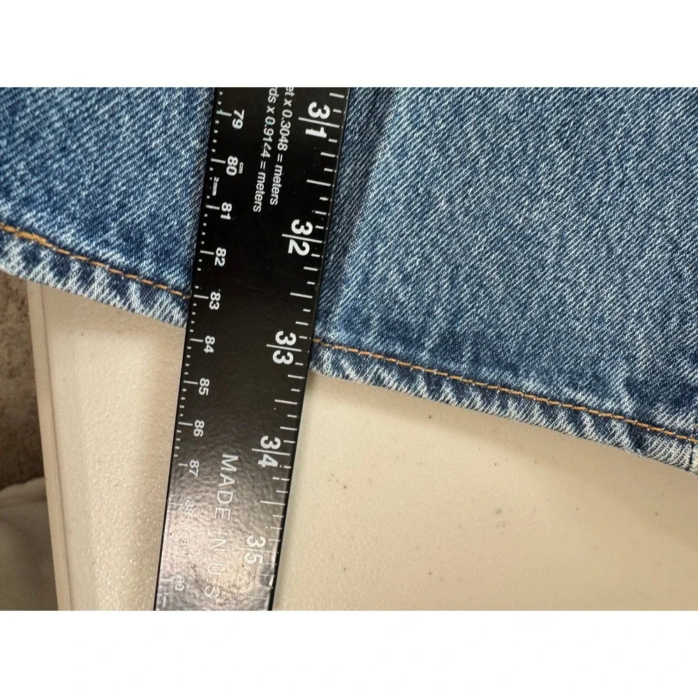 Levi's Jeans Men 38x32 Blue 501 Original Fit Button Fly Straight Leg Denim